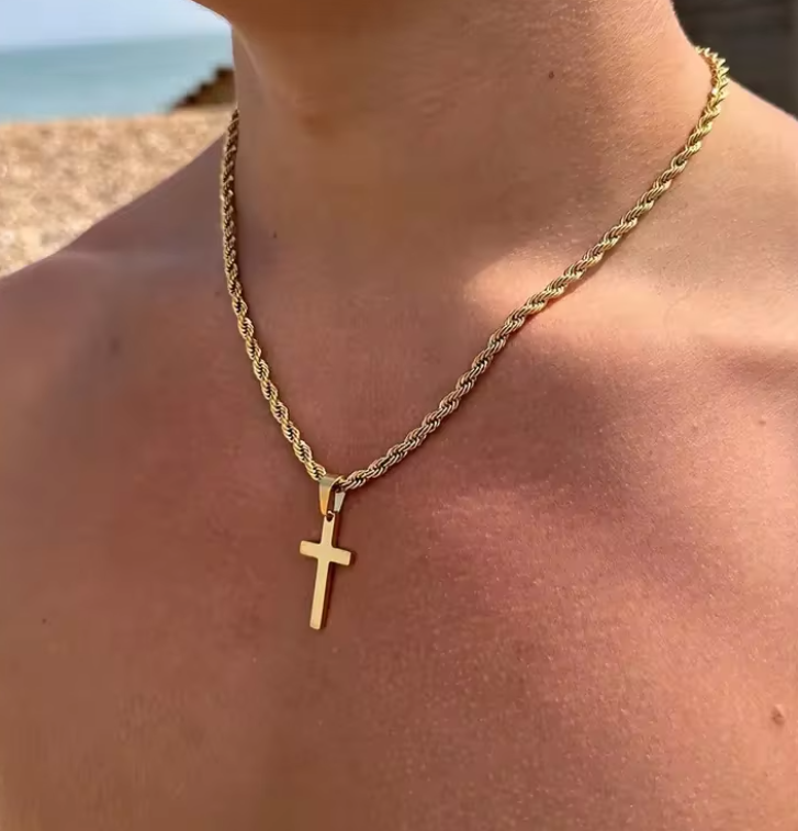 Cadena Cross - Dorado